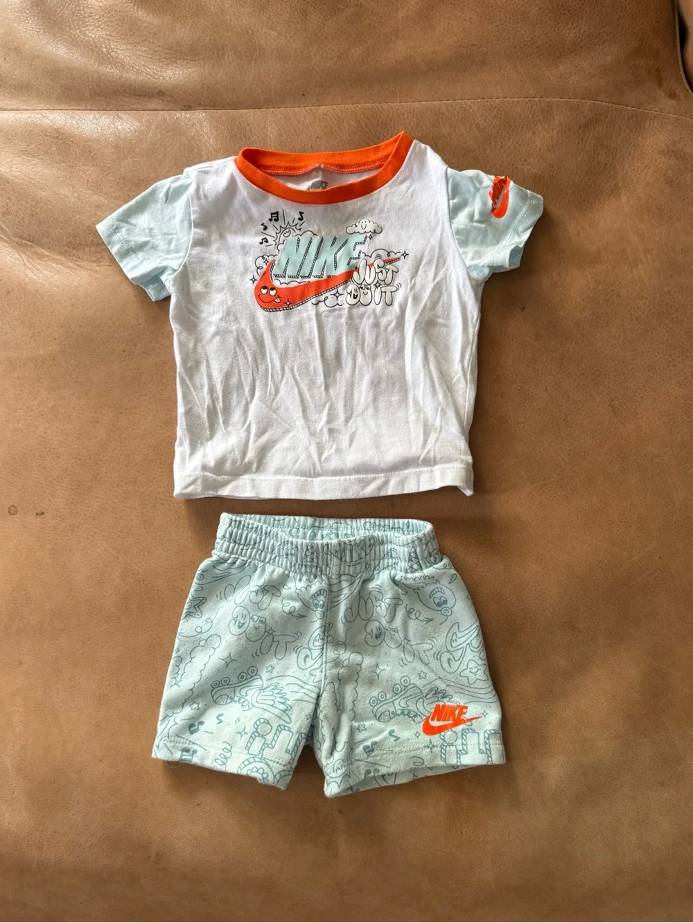 Nike Toddler Boys' Create Your Own Adventure Short Set Size 18M Two Piece